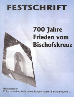 Festakt 700 Jahre Frieden vom Bischofskreuz